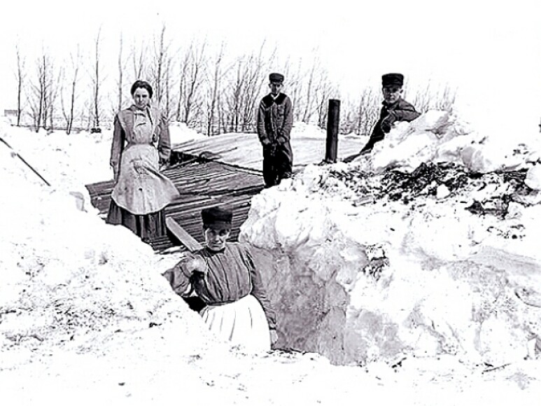 Winter - digging out