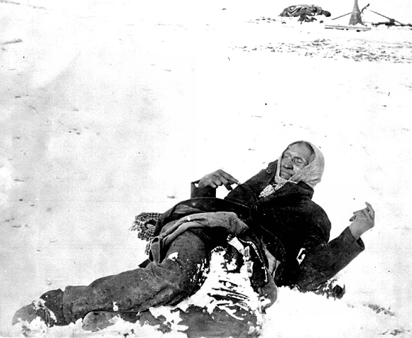 Wounded Knee - Chief Big Foot lies dead