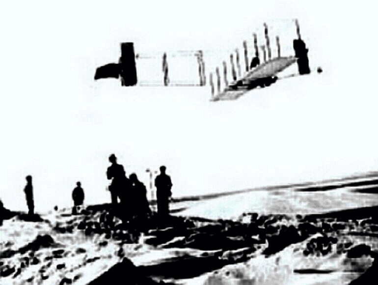 First sustained powered flight
