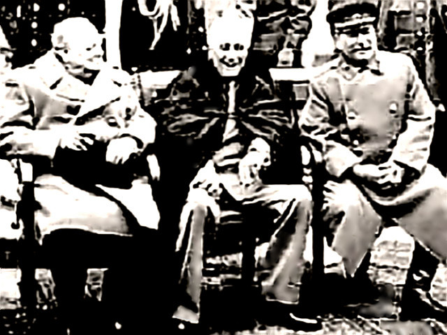 Roosevelt, Stalin & Churchill at the Yalta Conference