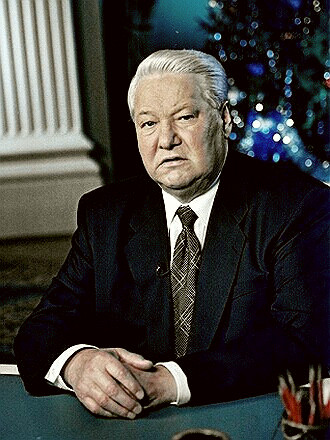Russian President Boris Yeltsin resignation